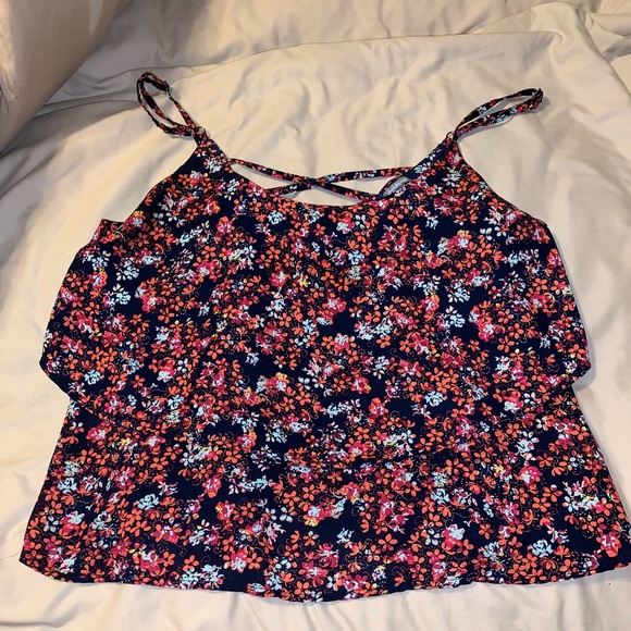 floral printed tank top - Picture 1 of 3